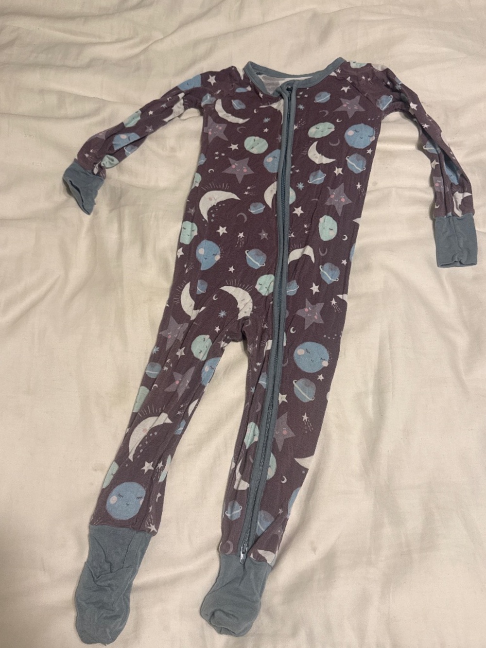 Little Sleepies Space Pajama Romper – 18–24M